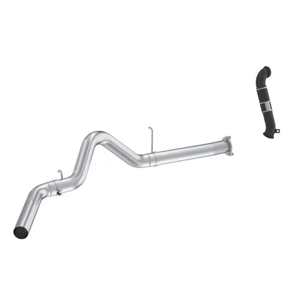 MBRP 07-10 Chevy Silverado / GMC Sierra 2500/3500HD 4in OD CatBack Single Side Exit w/ Downpipe - AL