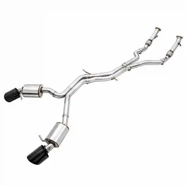 AWE Tuning Audi B9.5 RS 5 Coupe Non-Resonated Touring Edition Exhaust - RS-Style Diamond Black Tips