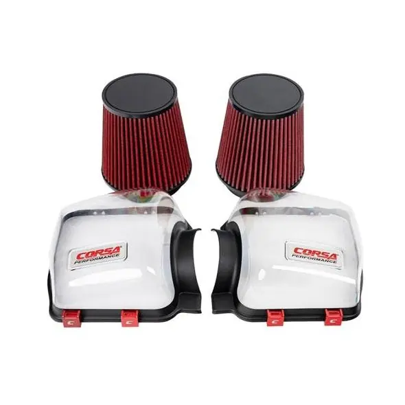 Corsa 24-25 Ford Mustang GT 5.0L Clear Lids & Dry Filters