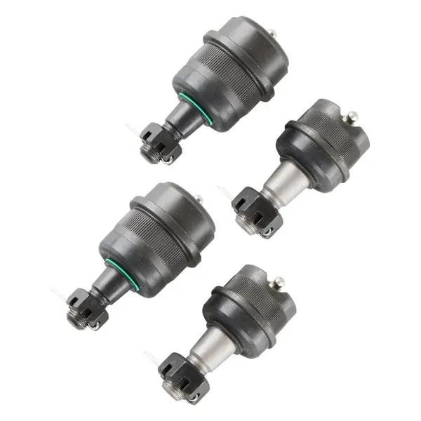 Synergy Jeep TJ/LJ/XJ/YJ/ZJ HD Knurled Front Ball Joint Set Dana 30/44 (w/2 Uppers + 2 Lowers)