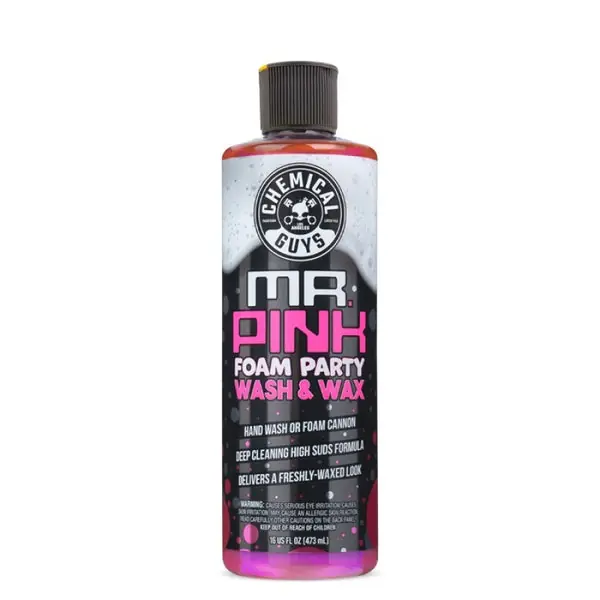 Chemical Guys Mr. Pink Foam Party Vehicle Wash Soap- 16oz (Case 6)