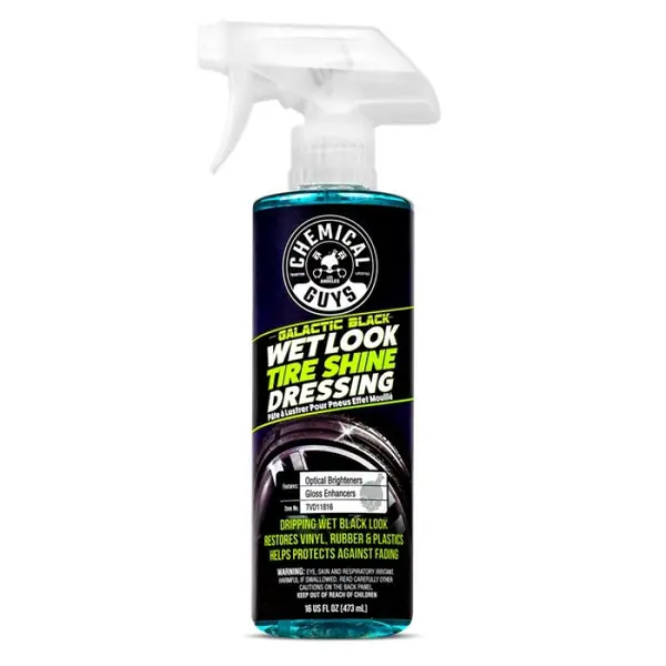 Chemical Guys Galactic Black Wet Tire Shine Coating - 16oz (Case 6)