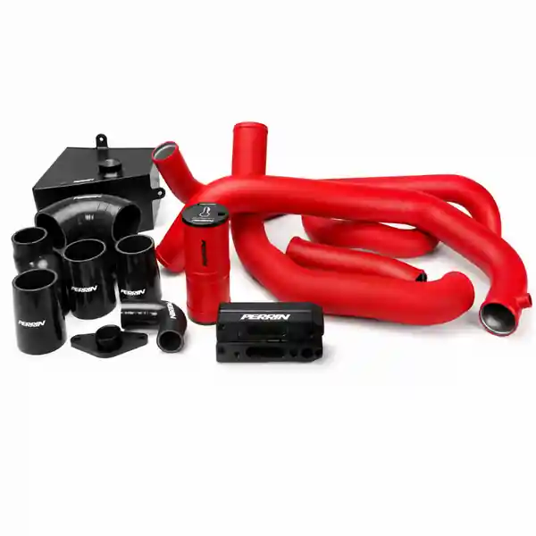 PERRIN 15-21 Subaru STI Front Mount Intercooler Boost Tube Kit - Red