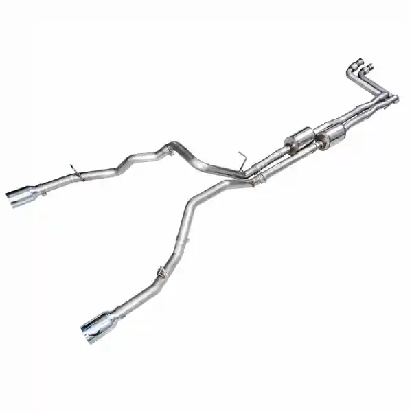 AWE Tuning 2025+ RAM 1500 3.0TT Rebel 0FG Cat-Back Exhaust w/ Chrome Silver Tips