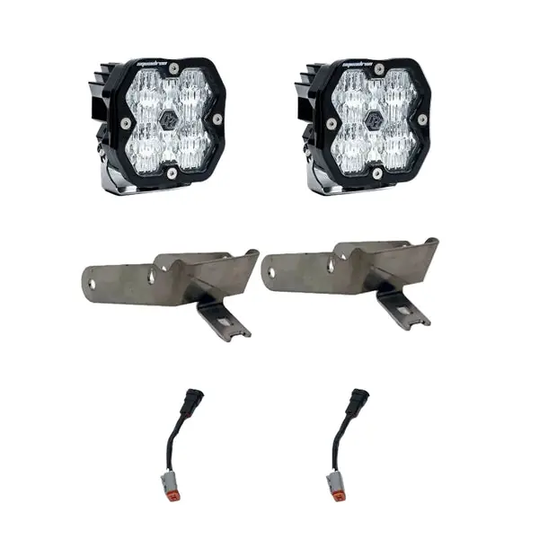 Baja Designs 99-10 Ford Super Duty Squadron 2.0 Sport Fog Pocket Kit