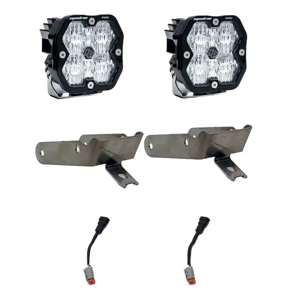 Baja Designs 99-10 Ford Super Duty Squadron 2.0 Pro Fog Pocket Kit