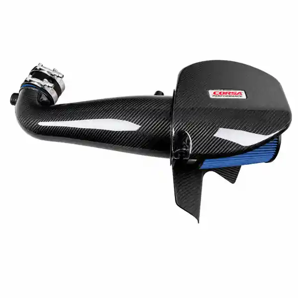 Corsa 11-23 Dodge Challenger/Charger 5.7L V8 Carbon Fiber Open Element Air Intake - Oiled
