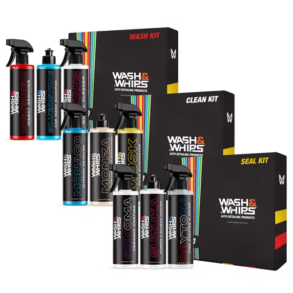 WASH & WHIPS 3-Step Car Care System