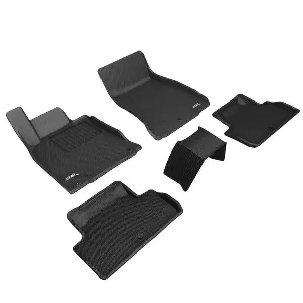 3D MAXpider 2019-2023 Genesis G70 RWD Kagu 1st & 2nd Row Floormat - Black