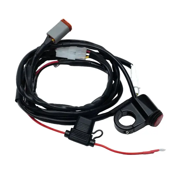 Baja Designs Squadron 2.0 Harness Wiring Harness & Switch / Off-Road Bikes 4-Pin Deutsch (Universal)