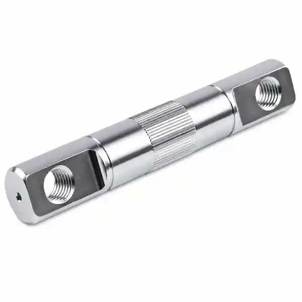 Fox Bar Pin .750 OD 4.38 Tlg 3.5 Spacing M12 x 1.75 Holes 1045 Steel Zinc Plated