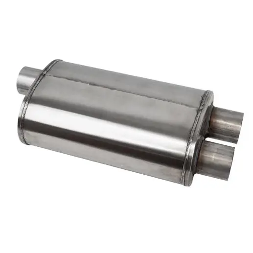 Corsa PRO-Series Tuned 304SS Muffler 2.5in Single Inlet / Dual Outlet - 19in OAL
