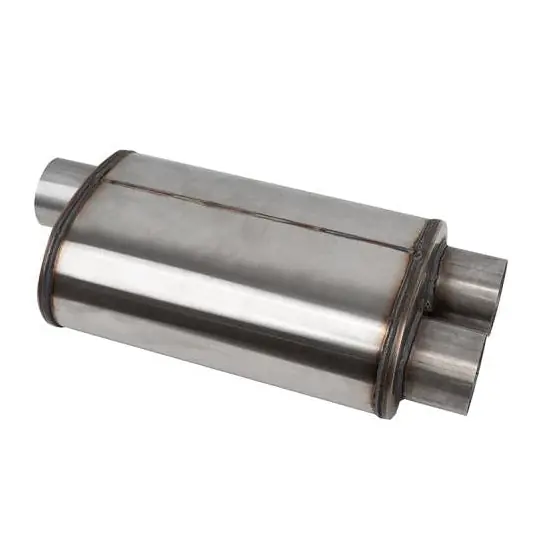 Corsa PRO-Series Tuned 304SS Muffler 3.0in Single Inlet / Dual Outlet - 19in OAL