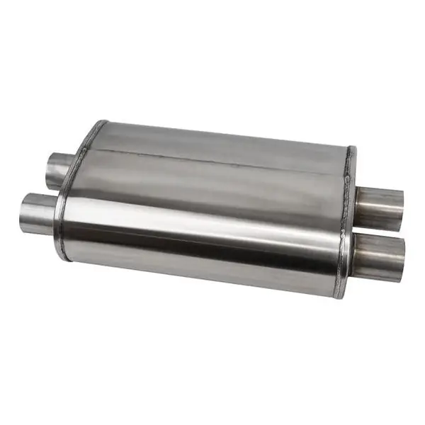 Corsa PRO-Series Tuned 304SS Muffler 2.5in Dual Inlet/Outlet - 22.25in OAL