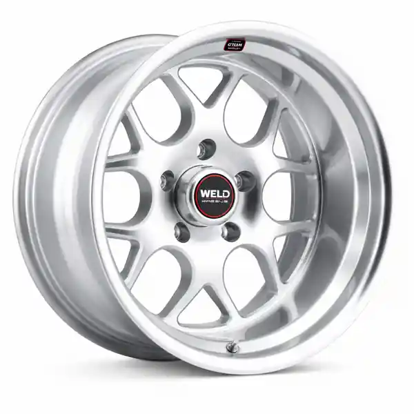 Weld Solana 22x9.5 / 6x135 BP / ET25 / 87.1mm Bore - Gloss Silver Machined Wheel