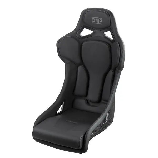 OMP RT Carbon Seat - Leather & Alcantara Black (FIA 8855-1999)