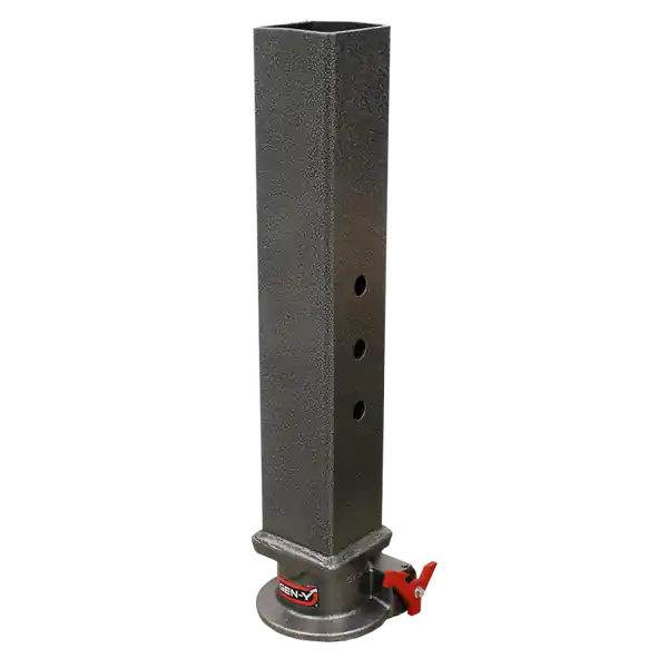 Gen-Y Viking 4in Square Tube Gooseneck Static Hitch w/SnapLatch 2-5/16in Coupler 8.5K TW 30K