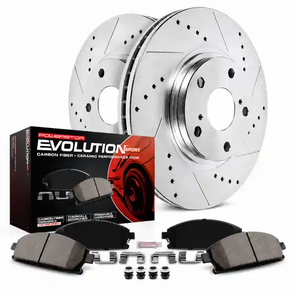 Power Stop 05-10 Chrysler 300, Charger, Challenger Rear Z23 Evolution Sport Brake Kit