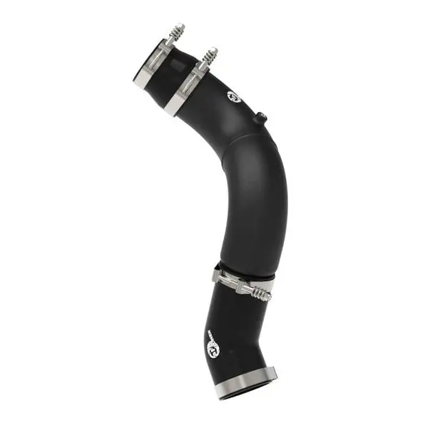 aFe BladeRunner 3-1/2in Aluminum Cold Charge Pipe Black RAM Diesel Trucks 25-26 L6-6.7L (td)