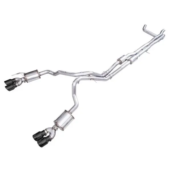 AWE 2021+ Chevy Suburban/GM Yukon XL 6.2L 0FG Edition Cat Back Exhaust - Quad Diamond Chrome Tips