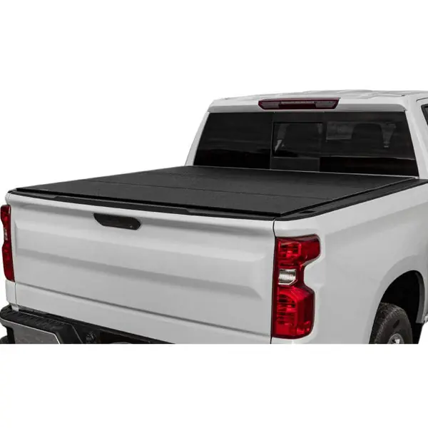 Access LOMAX 2023+ Chevrolet Colorado / GMC Canyon 5ft Bed Folding Hard Cover - Black Urethane