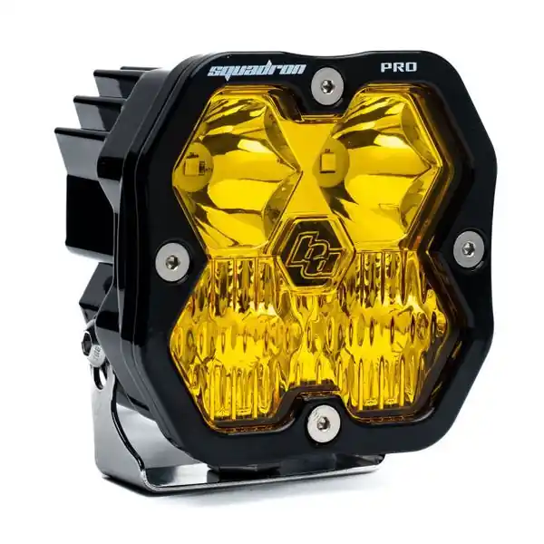 Baja Designs Squadron 2.0 Pro LED Driving/Combo (Single Light) - Baja Amber