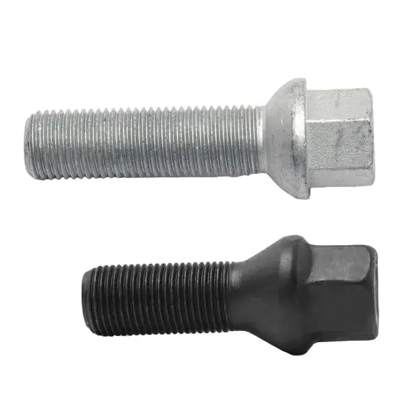 H&R Wheel Bolts 14 X 1.25 / Length 43mm / Tapered / Head 17mm - Black - Set of 10