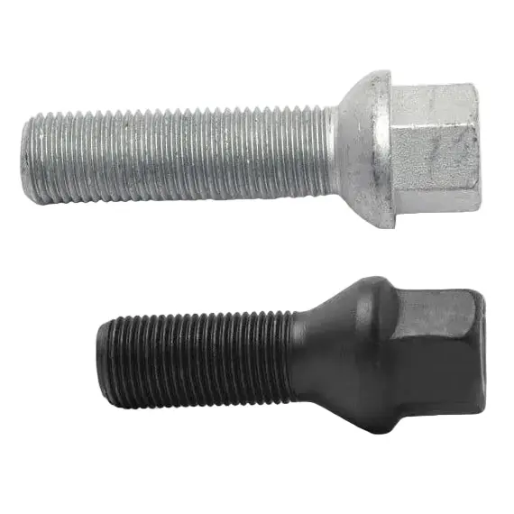 H&R Wheel Bolts 14 X 1.5 / Length 35mm / VW / Audi Ball / Head 17mm - Black - Set of 10