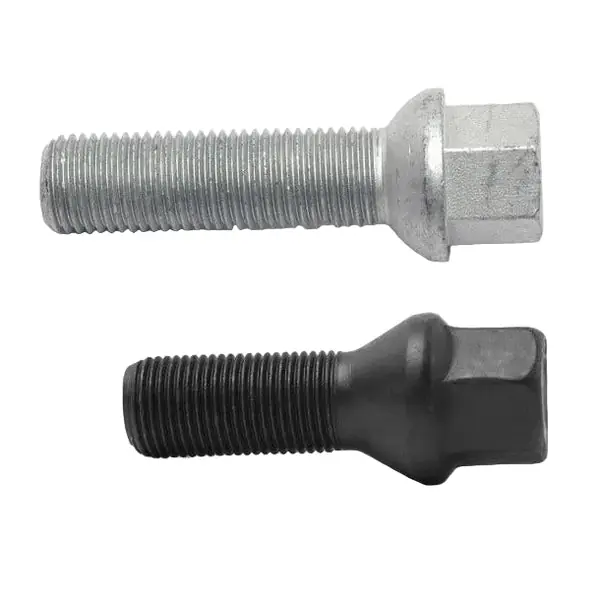 H&R Wheel Bolts 14 X 1.5 / Length 60mm / Porsche / Head 19mm - Black - Set of 10