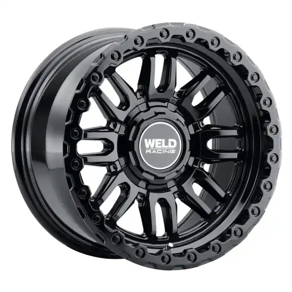Weld Off-Road Swift 17x9in - 5x114.3 / 5x127 BP - ET-12 - 78.1mm CB - Gloss Black Wheel & Ring