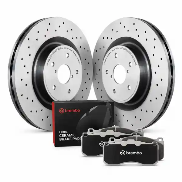 Brembo OE 17-23 Porsche 718 Boxster/718 Cayman/13-16 Boxster/14-16 Cayman Rear Disc Brake Kit