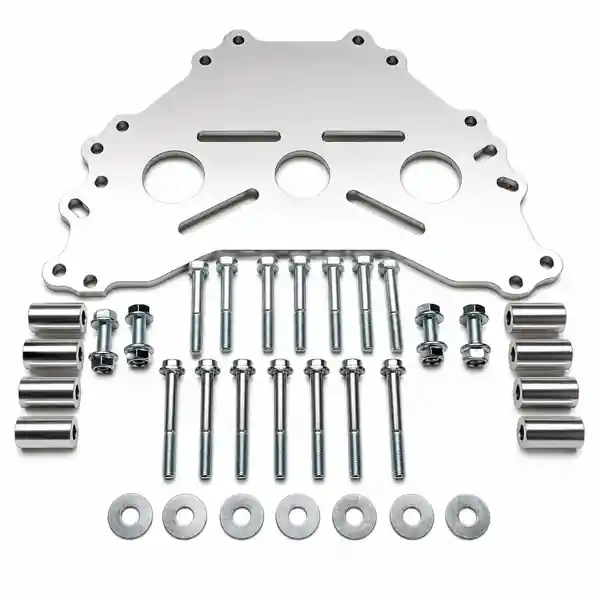 Granatelli Billet Aluminum Engine Stand Adapter Plate for Ford Engines