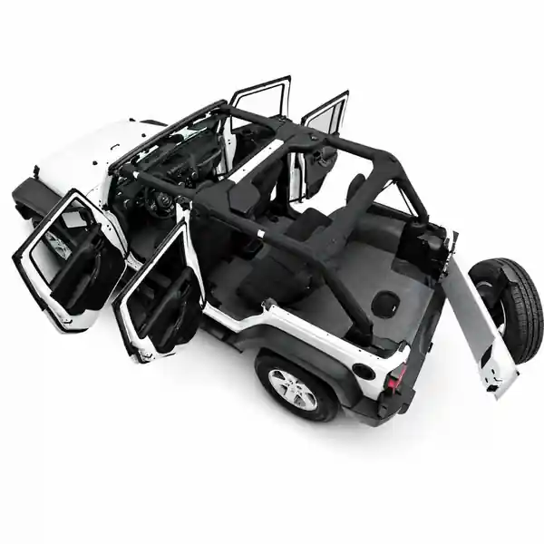 Husky Liners 07-17 Jeep Wrangler JKU 4dr Guardian Impact Jeep Liner