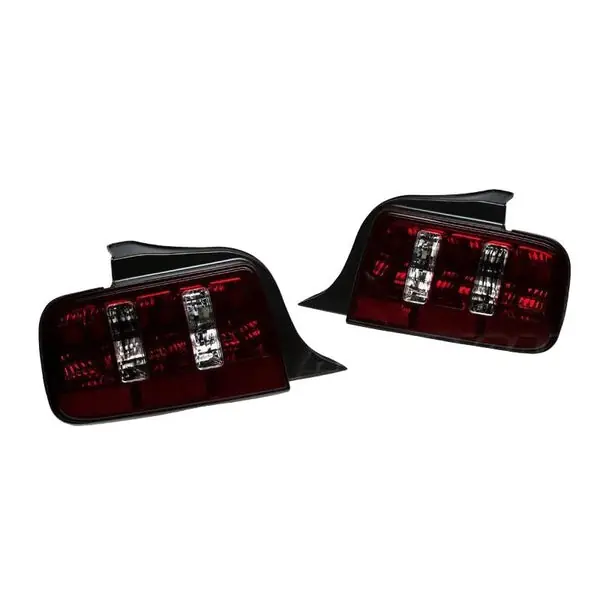 Raxiom 05-09 Ford Mustang Coyote Tail Lights- Black Housing (Smoked Lens)