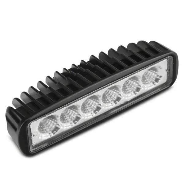 Raxiom 6-In Slim 6-LED Off-Road Light Flood Beam Universal (Some Adaptation May Be Required)