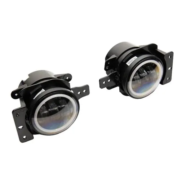 Raxiom 07-23 Jeep Wrangler JK & JL 20-23 Jeep Gladiator JT Axial Series LED Fog Lights w/ Halo