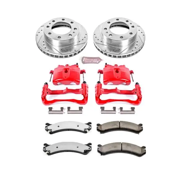 Power Stop 03-09 Hummer H2 Front Z36 Truck & Tow Kit w/Cals