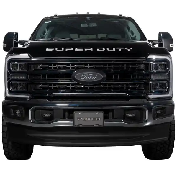 Putco 25-26 Ford Super Duty Front Emblem (w/ Camera Cutout and w/o Washer Opening)