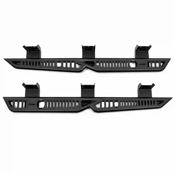 DV8 Offroad 19-25 RAM 1500 Crew Cab OE Plus Side Steps - Black Steel