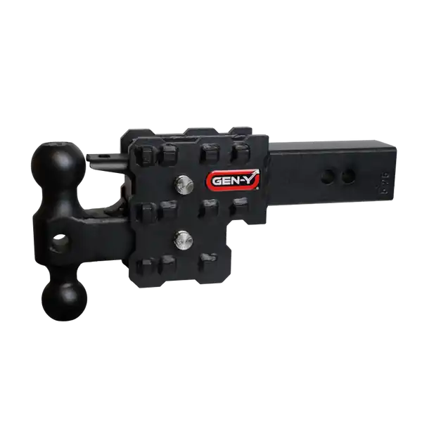 Gen-Y Phantom-X 2.5in Solid Shank 2.5in Drop 1.6K TW 16K Hitch w/GH-051 & GH-032 (No Flat Towing)