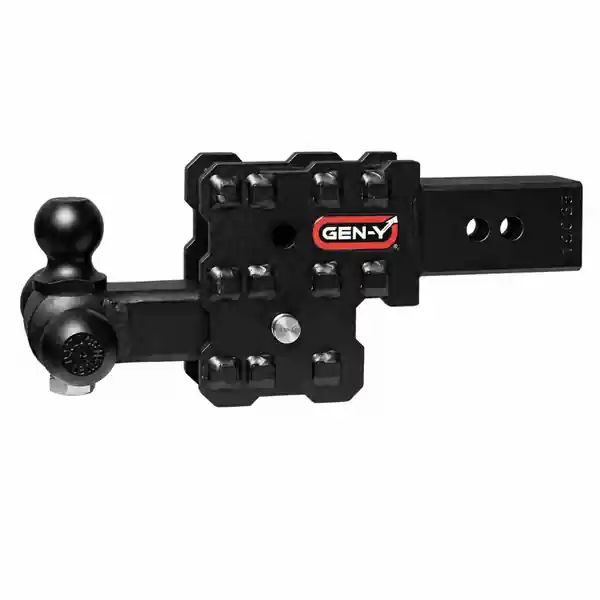 Gen-Y Phantom-X 2.5in Solid Shank 2.5in Drop 1.6K TW 16K Hitch w/GH-051 & GH-090 (No Flat Towing)