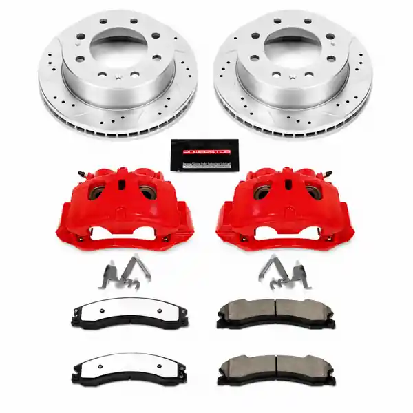 Power Stop 12-19 Chevrolet Silverado 2500 HD Front Z36 Truck & Tow Kit w/Cals