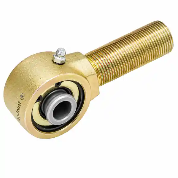 RockJock Johnny Joint Rod End 2in Narrow Forged 2.190in X 0.482in Ball 1in-14 RH Threaded Shank