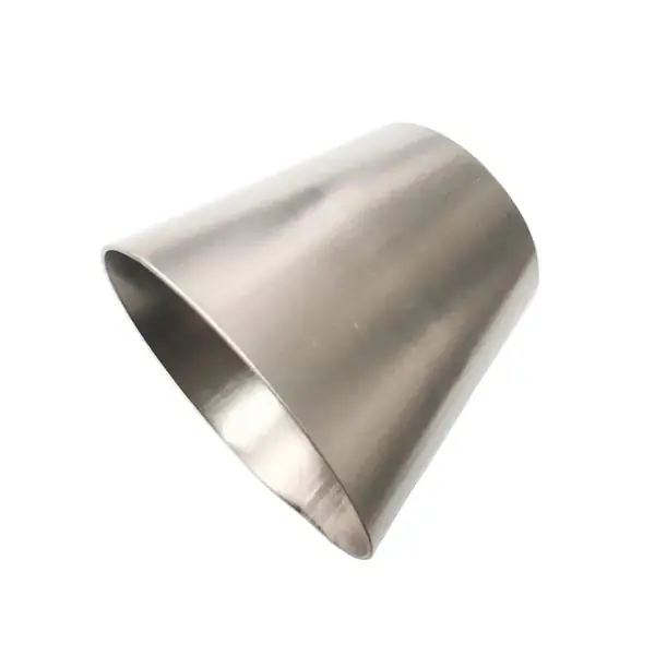 Ticon Industries 2-3/8in OAL 2.0in to 3.0in Titanium Transition Reducer Cone