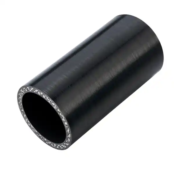 Ticon Industries 4-Ply Black 1.5in Straight Silicone Coupler