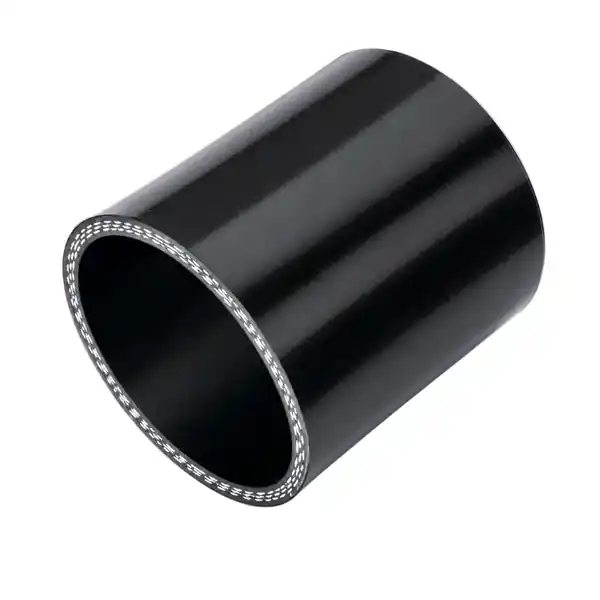 Ticon Industries 4-Ply Black 2.75in Straight Silicone Coupler