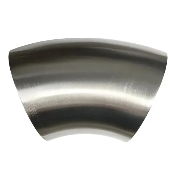 Stainless Bros 1.75in Diameter x 45deg Elbow Tubing - No Leg - 16 Gauge 304SS