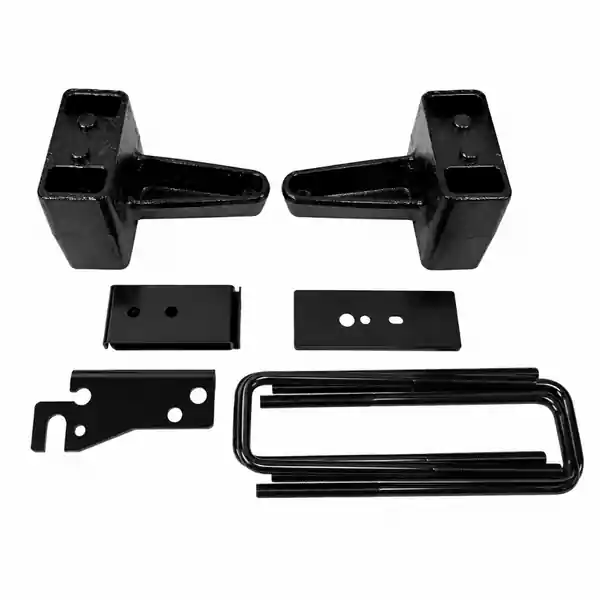 Zone Offroad 2020 Chevy/GM 2500/3500 HD 4.5in Rear Block Kit w/ Overload