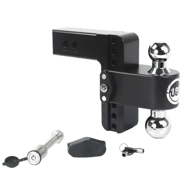 Weigh Safe 180 Hitch 6in Drop Hitch & 2.5in Shank (10K/18.5K GTWR) w/WS05 - Black Cerakote