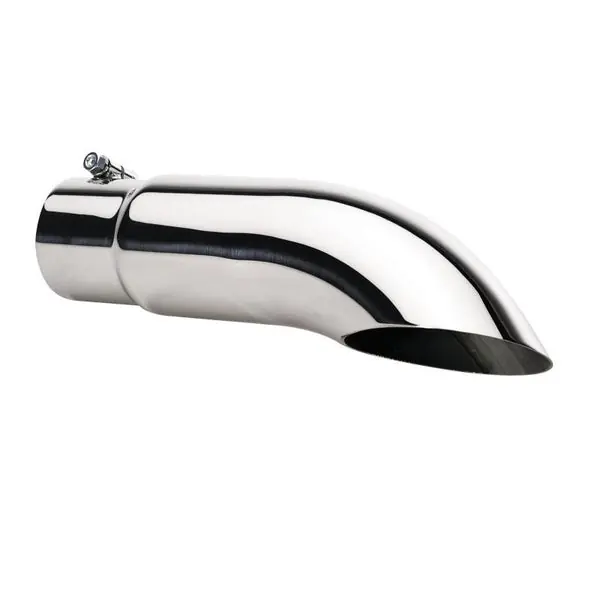 Gibson Turn Down Slash-Cut Tip - 4in OD/4in Inlet/12in Length - Stainless